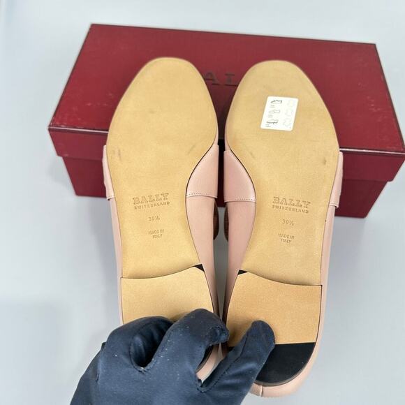 NIB Bally Janelle Leather Loafers Size 39.5 - Picture 10 of 13